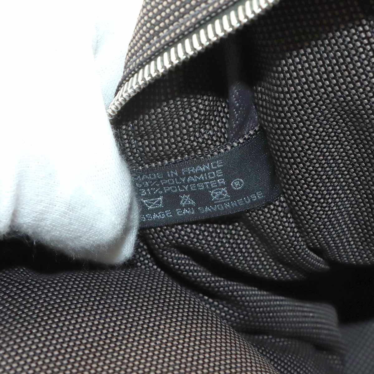 Hermes Her Line MM Tote Canvas Gray Silver Herline MM — view 8