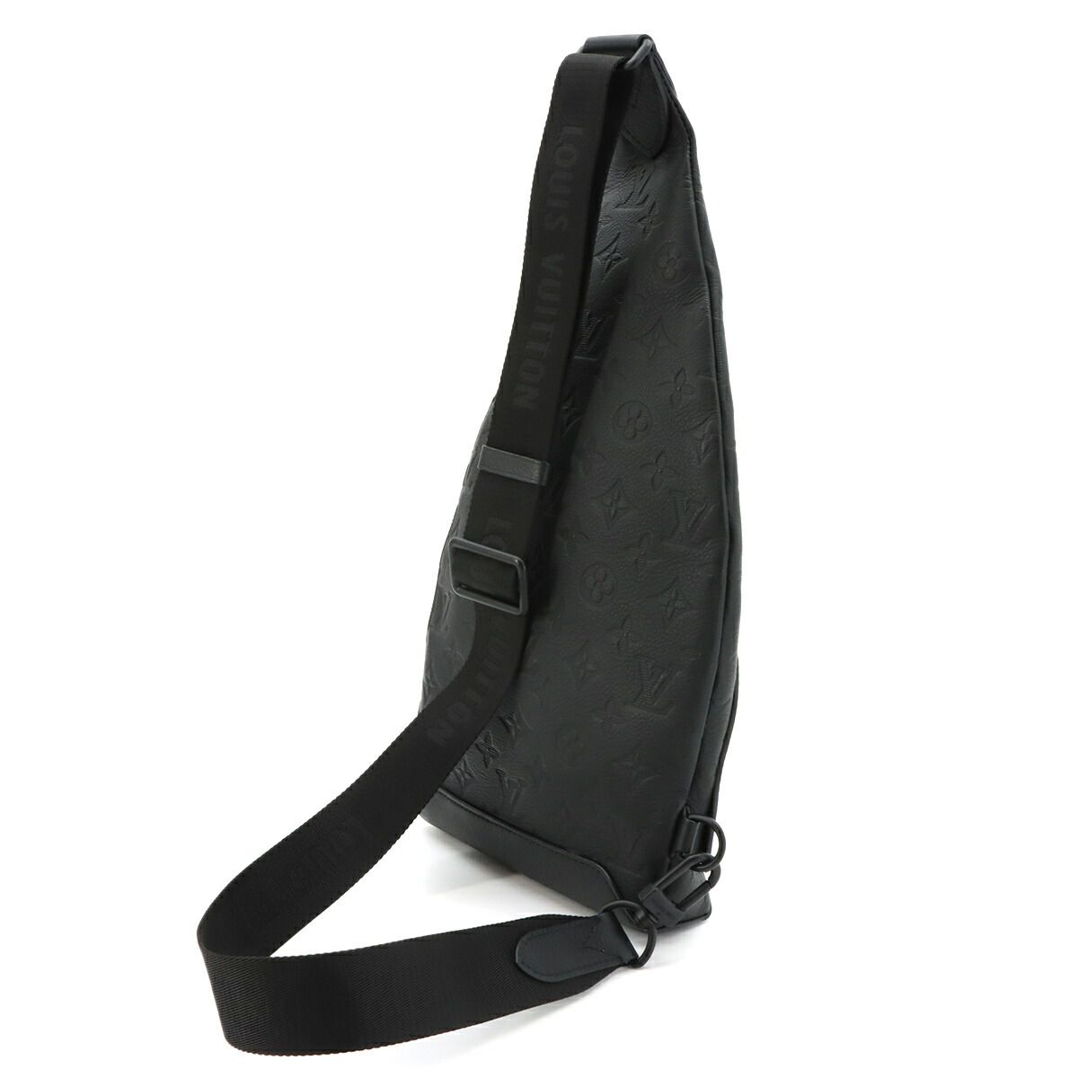 Louis Vuitton Monogram Shadow Duo Sling Bag Leather Noir — view 4
