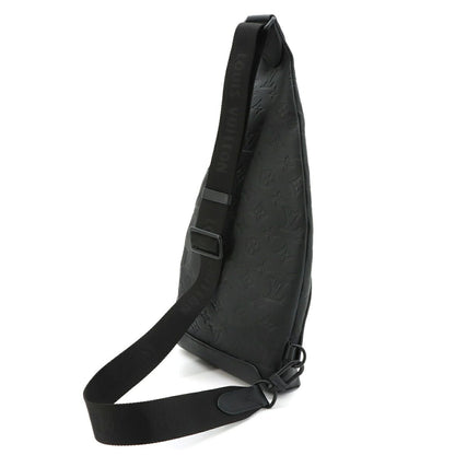 Louis Vuitton Monogram Shadow Duo Sling Bag Leather Noir — view 4