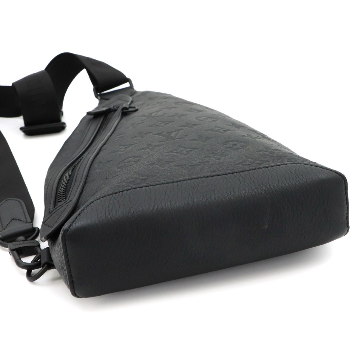 Louis Vuitton Monogram Shadow Duo Sling Bag Leather Noir — view 5
