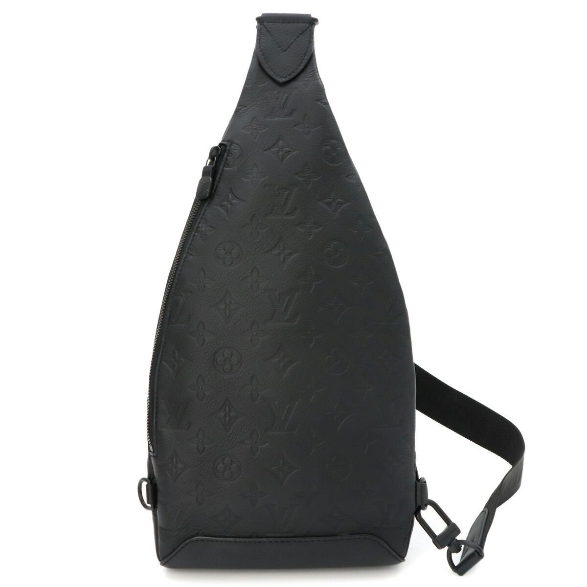 Louis Vuitton Monogram Shadow Duo Sling Bag Leather Noir — view 3