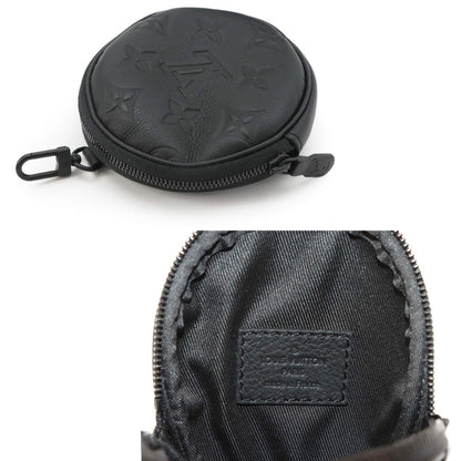 Louis Vuitton Monogram Shadow Duo Sling Bag Leather Noir — view 9