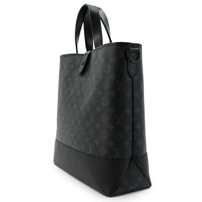Louis Vuitton Monogram Eclipse Saumur 2-Way Tote Shoulder Bag Black — view 4