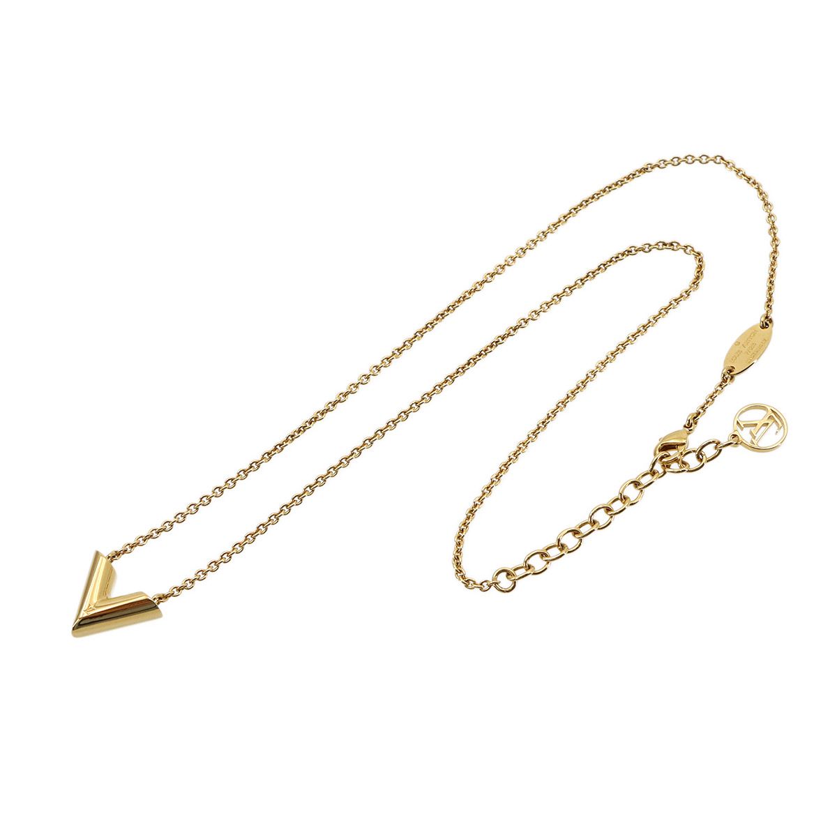 Louis Vuitton Necklace Essential Gold — view 3