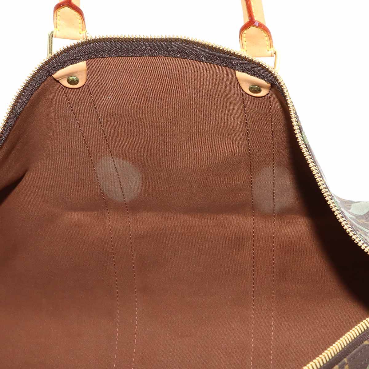Louis Vuitton Monogram Graffiti Keepall 50 Boston Bag Khaki — view 7