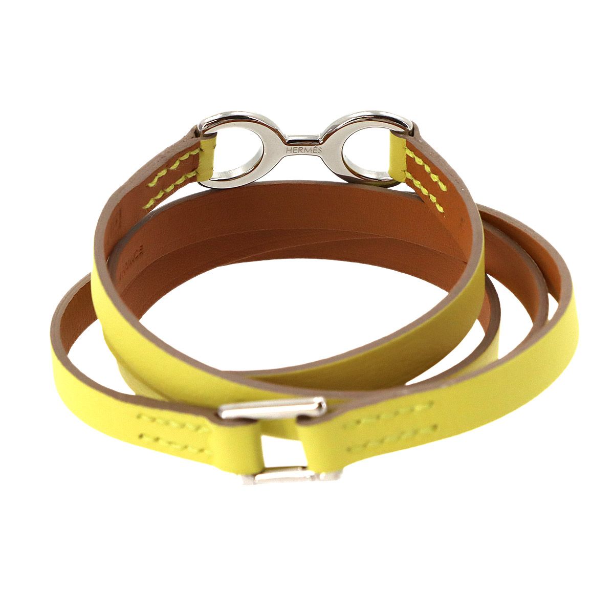 Hermes Dandy Pavane S Bracelet Swift Souffle Natural — view 2