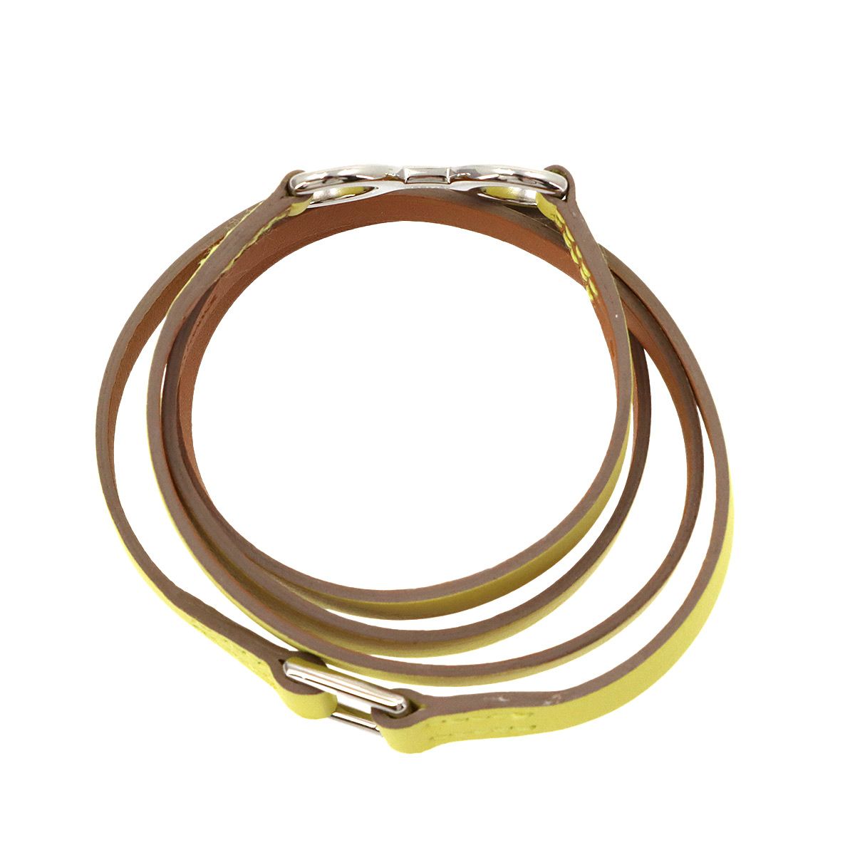 Hermes Dandy Pavane S Bracelet Swift Souffle Natural — view 3