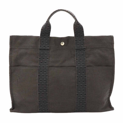 Hermes Her Line MM Tote Canvas Gray Silver Herline MM — view 2