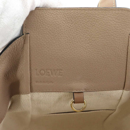 Loewe Hammock Drawstring Small 2-Way Bag Leather Beige Brown — view 8