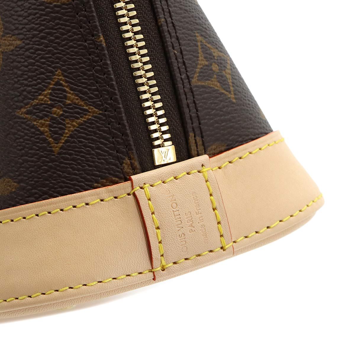 Louis Vuitton Monogram Alma BB 2-Way Bag Brown — view 9