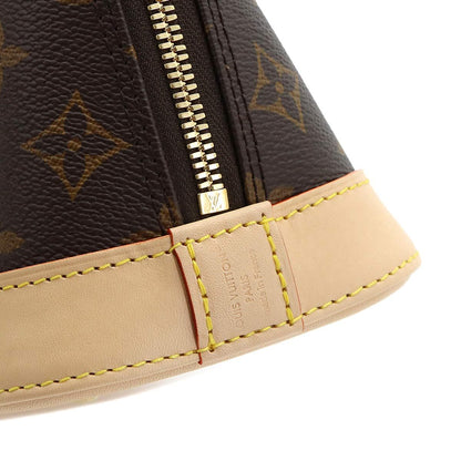 Louis Vuitton Monogram Alma BB 2-Way Bag Brown — view 9