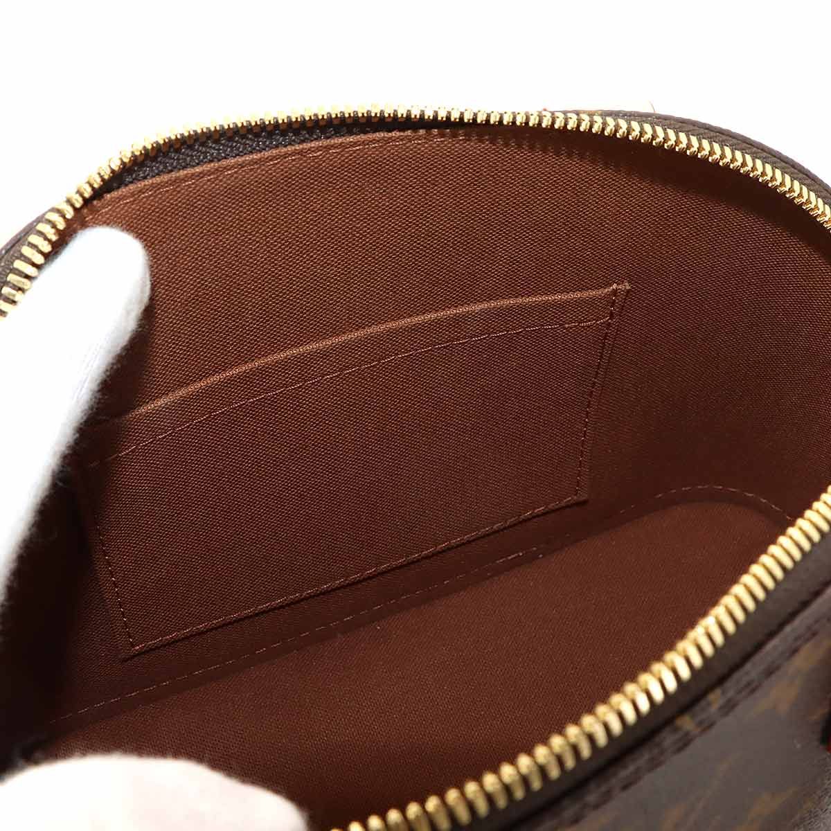Louis Vuitton Monogram Alma BB 2-Way Bag Brown — view 8