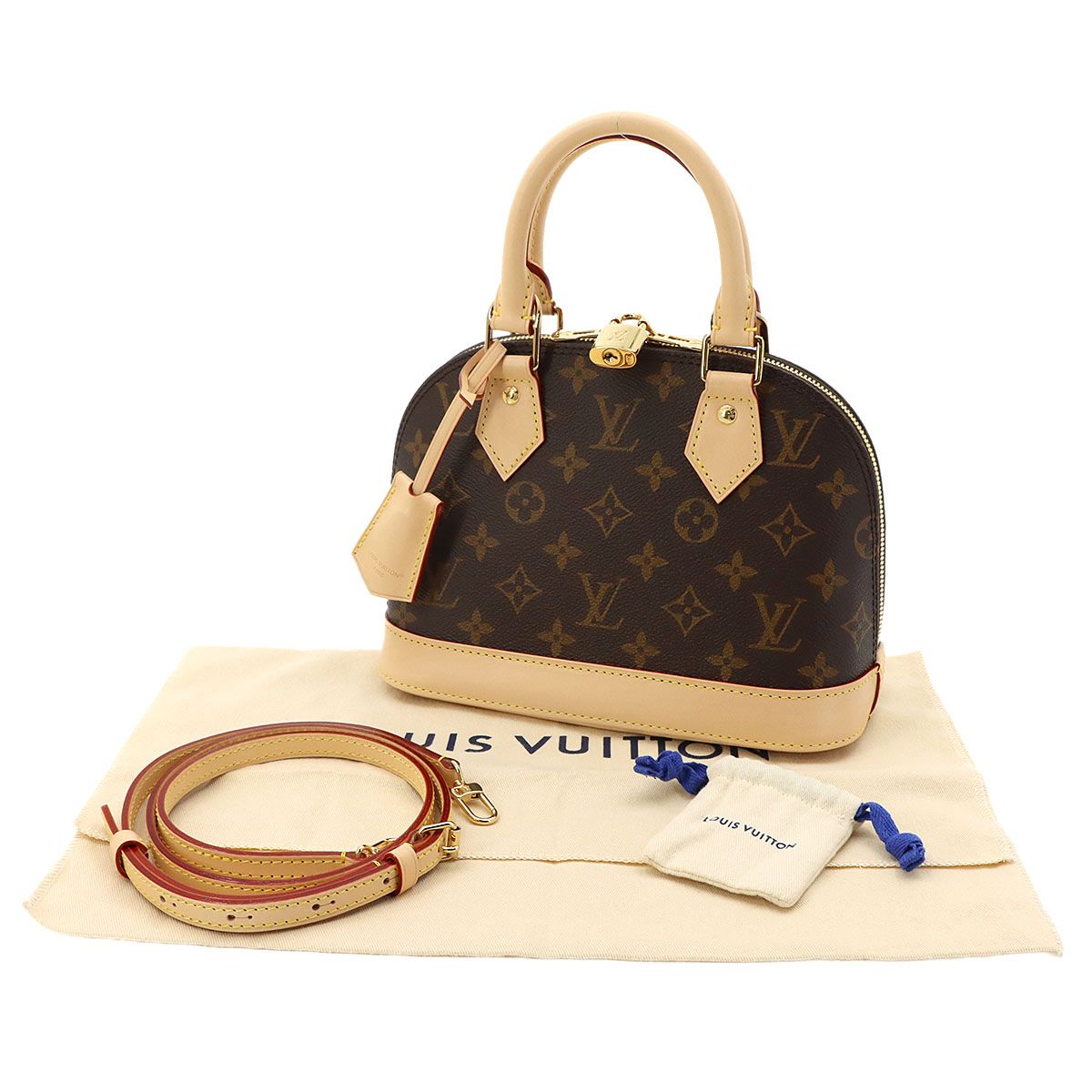 Louis Vuitton Monogram Alma BB 2-Way Bag Brown — view 2