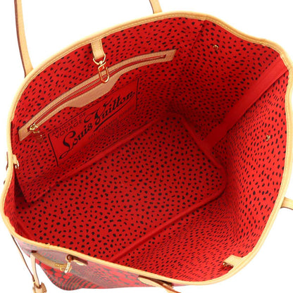 Louis Vuitton Monogram Wave Neverfull MM Tote Rouge Yayoi Kusama — view 6