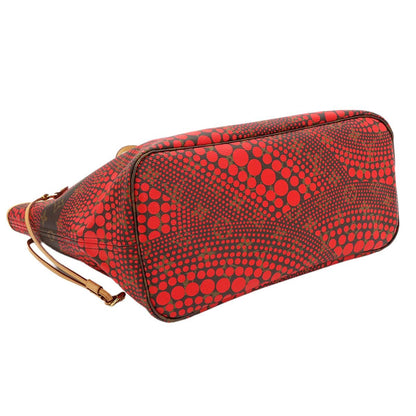 Louis Vuitton Monogram Wave Neverfull MM Tote Rouge Yayoi Kusama — view 4
