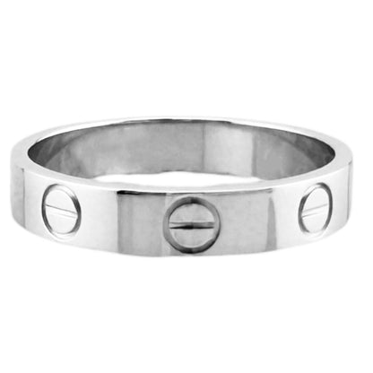 Cartier Mini Love Ring 18k White Gold — view 3