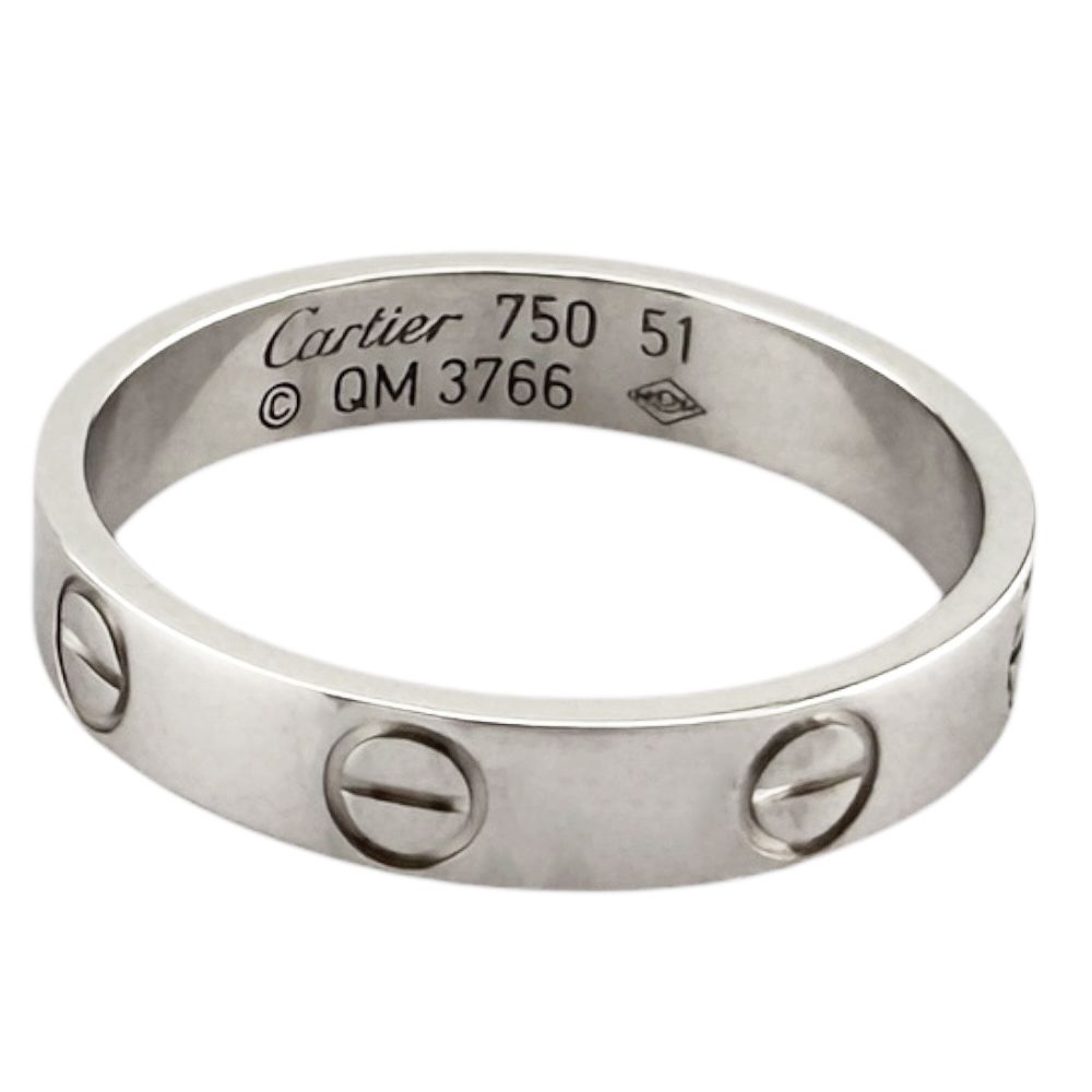Cartier Mini Love Ring 18k White Gold — view 5