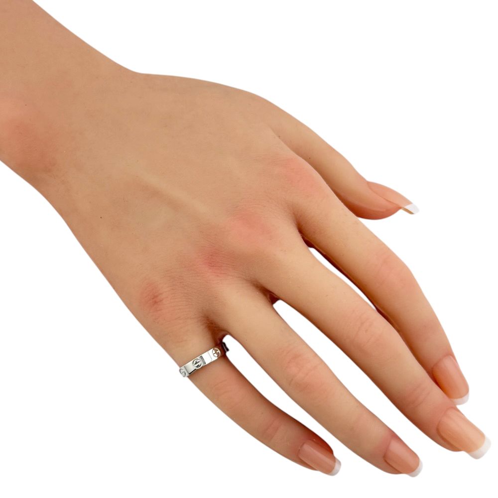 Cartier Mini Love Ring 18k White Gold — view 2
