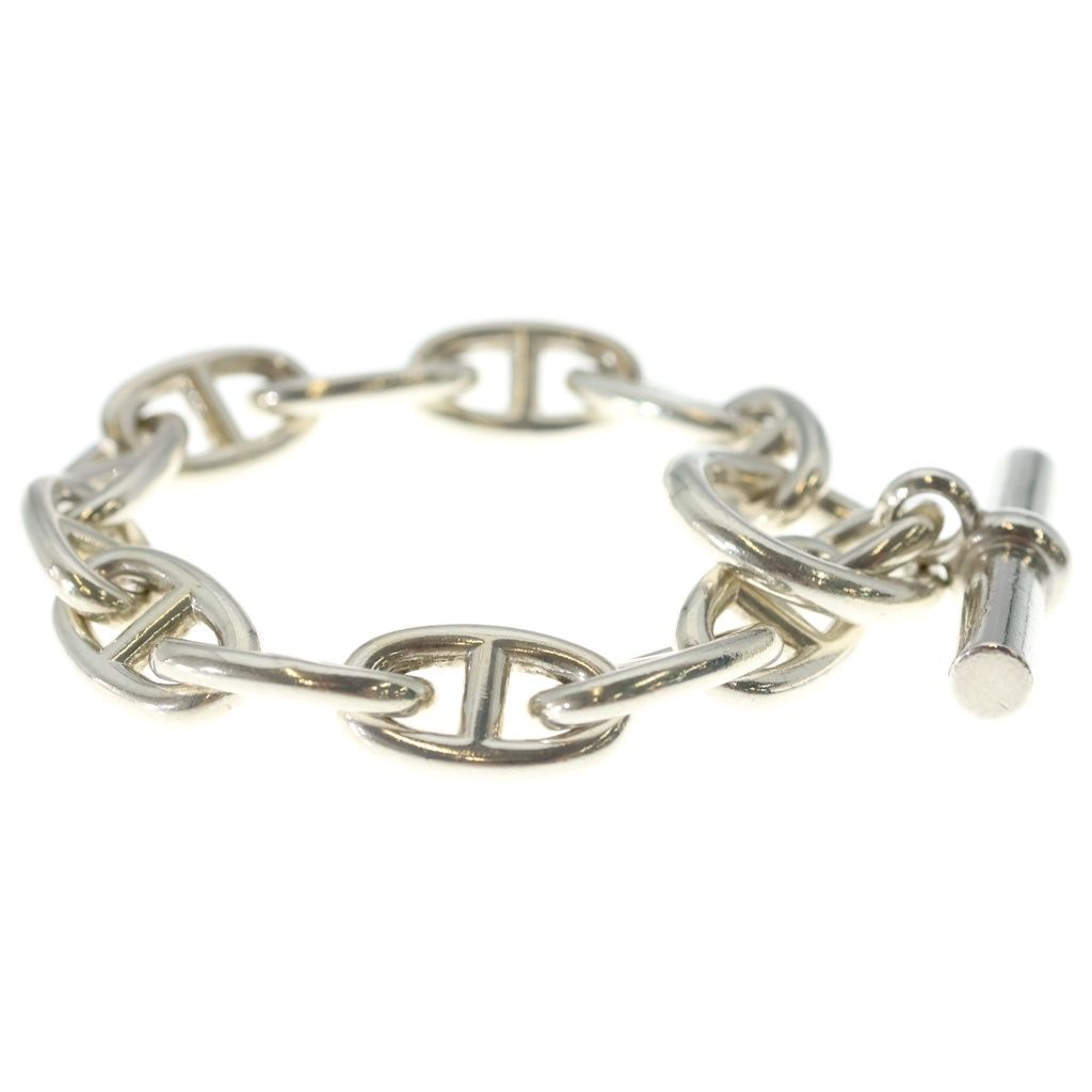 Hermes Chaine D'ancre TGM 12 Links Silver Chain Martin Margiela Era Bracelet — view 3