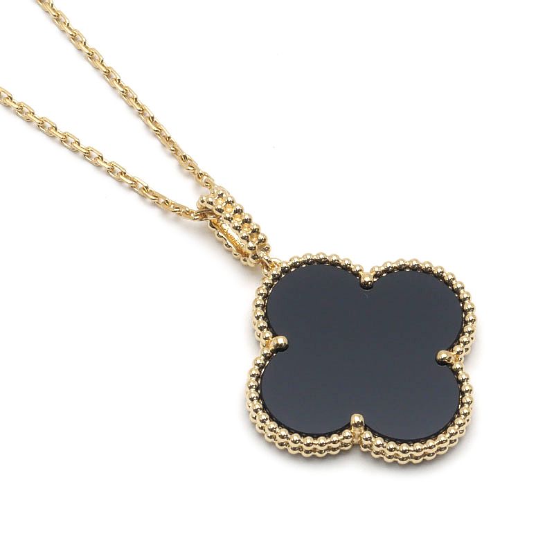 Van Cleef & Arpels Magic Alhambra Necklace 750 Onyx