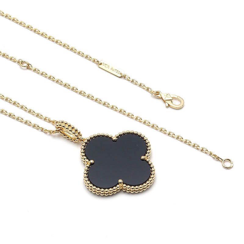 Van Cleef & Arpels Magic Alhambra Necklace 750 Onyx — view 3