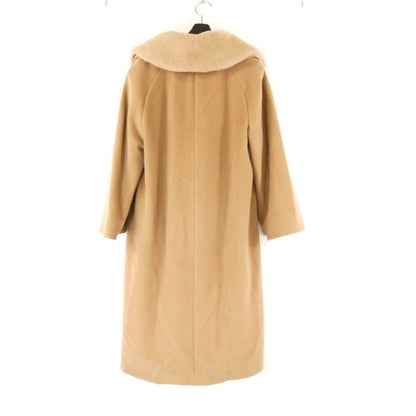 Max Mara Maxmara Chesterfield 1 Piece s 100% Wool Nutria Fur Double — view 2