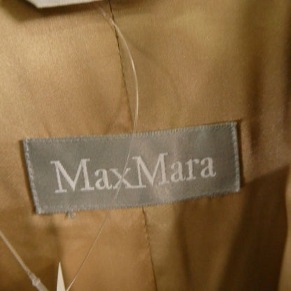 Max Mara Maxmara Chesterfield 1 Piece s 100% Wool Nutria Fur Double — view 3