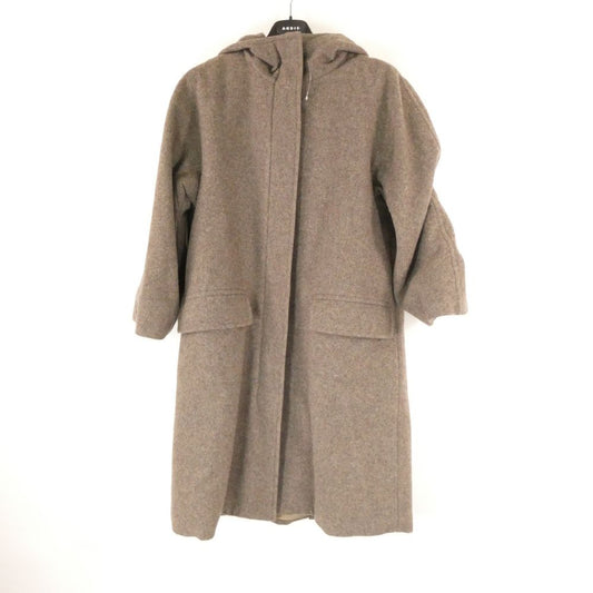 Max Mara Maxmaraweekend Marano Color Coat 1 Piece s 100% Wool Hood Zip