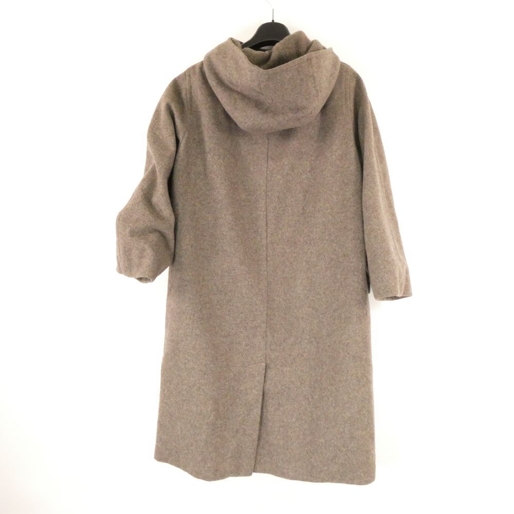 Max Mara Maxmaraweekend Marano Color Coat 1 Piece s 100% Wool Hood Zip — view 2