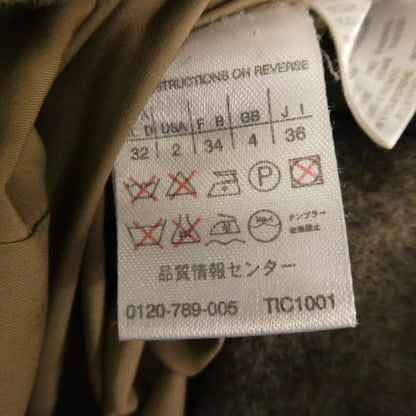 Max Mara Maxmaraweekend Marano Color Coat 1 Piece s 100% Wool Hood Zip — view 4