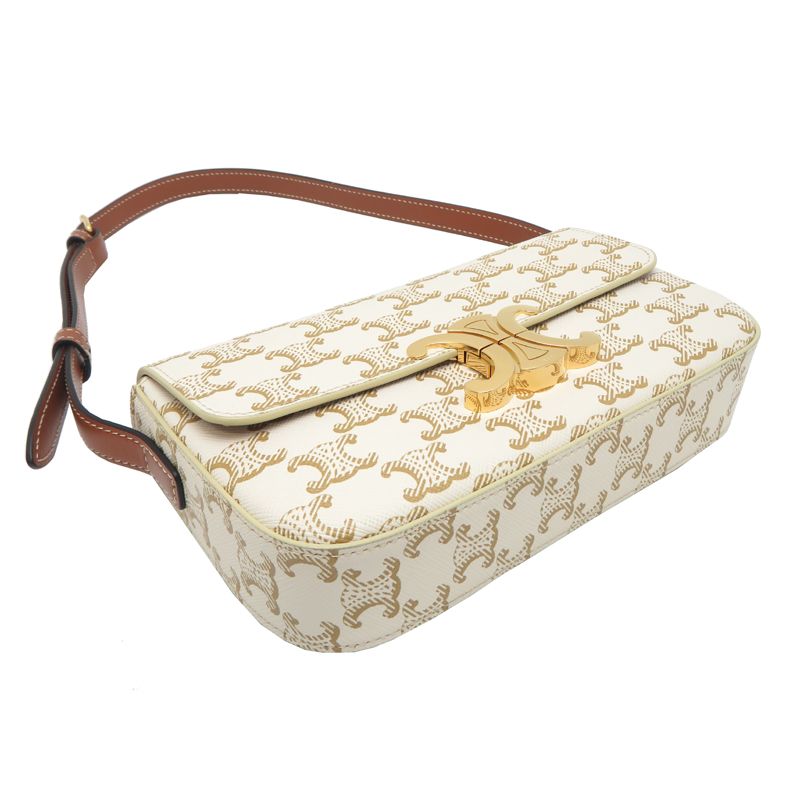 Celine Shoulder Bag White — view 3