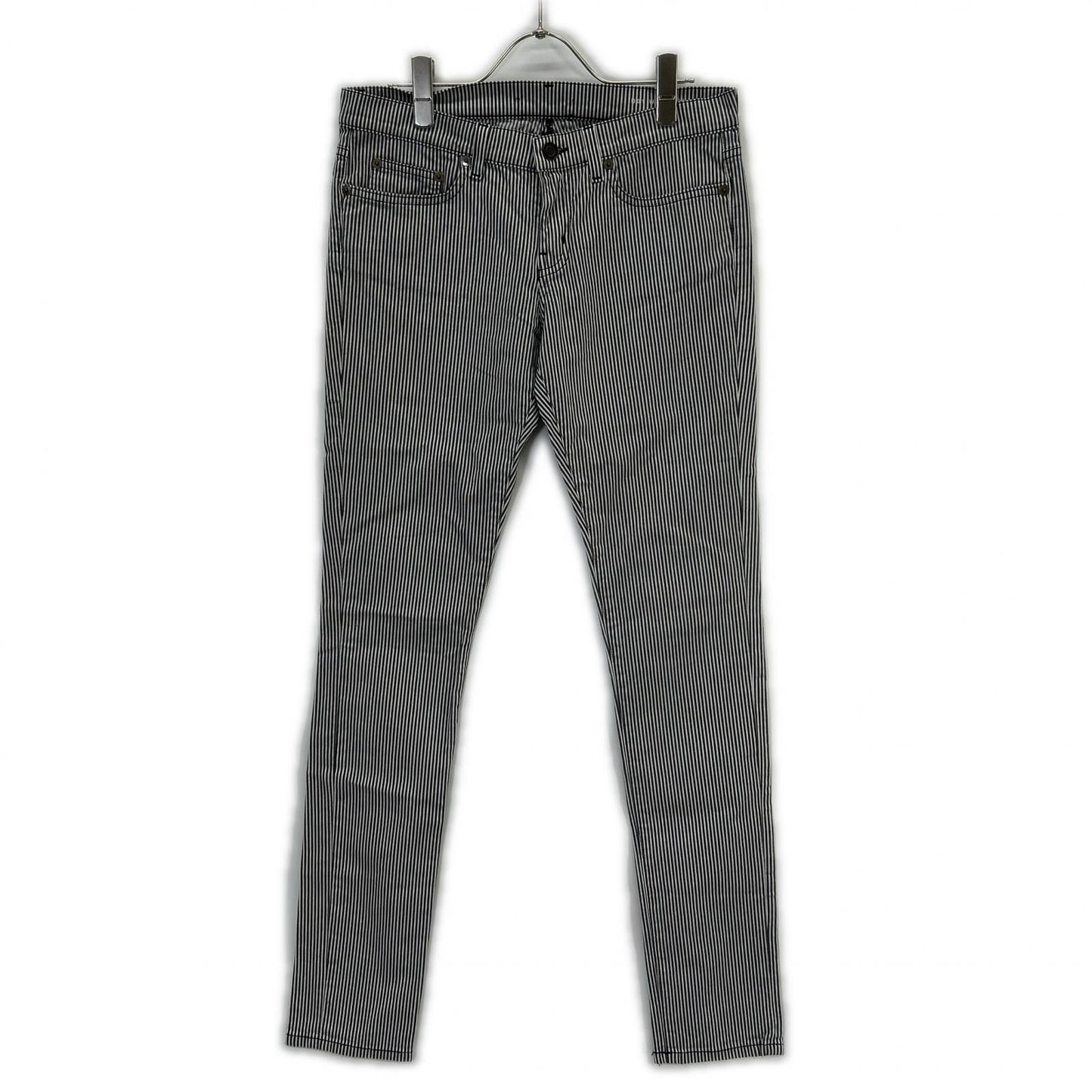 Saint Laurent Paris Hedi Slimane Era Striped Skinny Pants 28