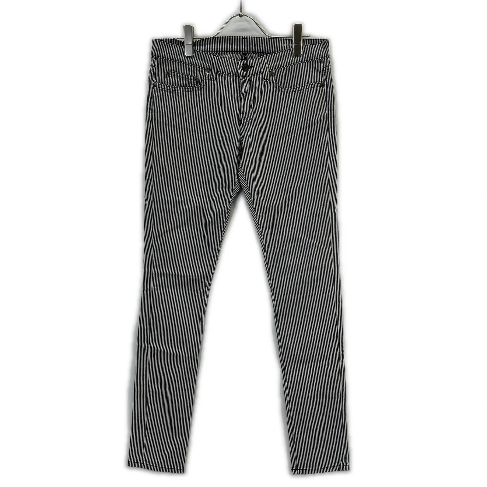 Saint Laurent Paris Hedi Slimane Era Striped Skinny Pants 28