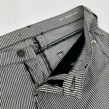 Saint Laurent Paris Hedi Slimane Era Striped Skinny Pants 28 — view 7
