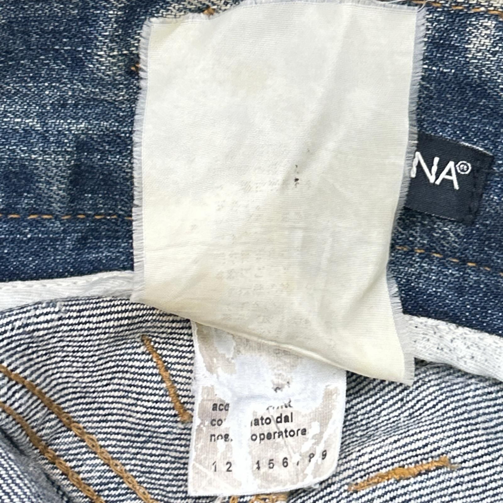 Dolce & Gabbana Black Side Logo Line Patchwork Denim Pants 48 — view 4