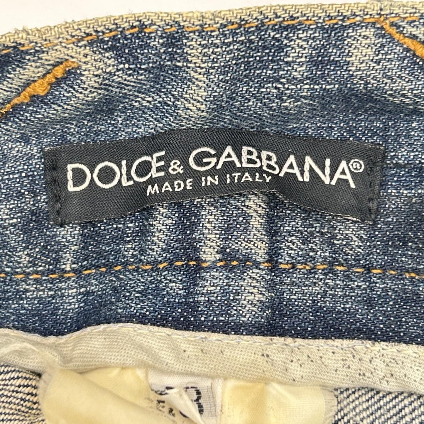 Dolce & Gabbana Black Side Logo Line Patchwork Denim Pants 48 — view 3