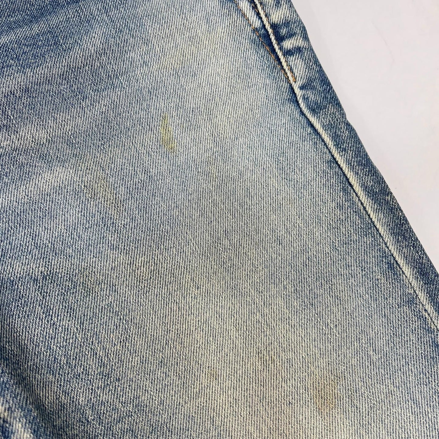 Saint Laurent Paris Distressed Skinny Denim Pants 26 — view 7