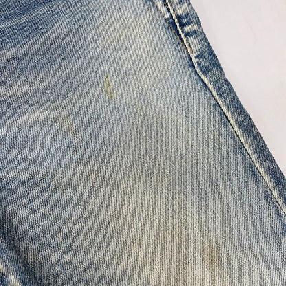 Saint Laurent Paris Distressed Skinny Denim Pants 26 — view 7