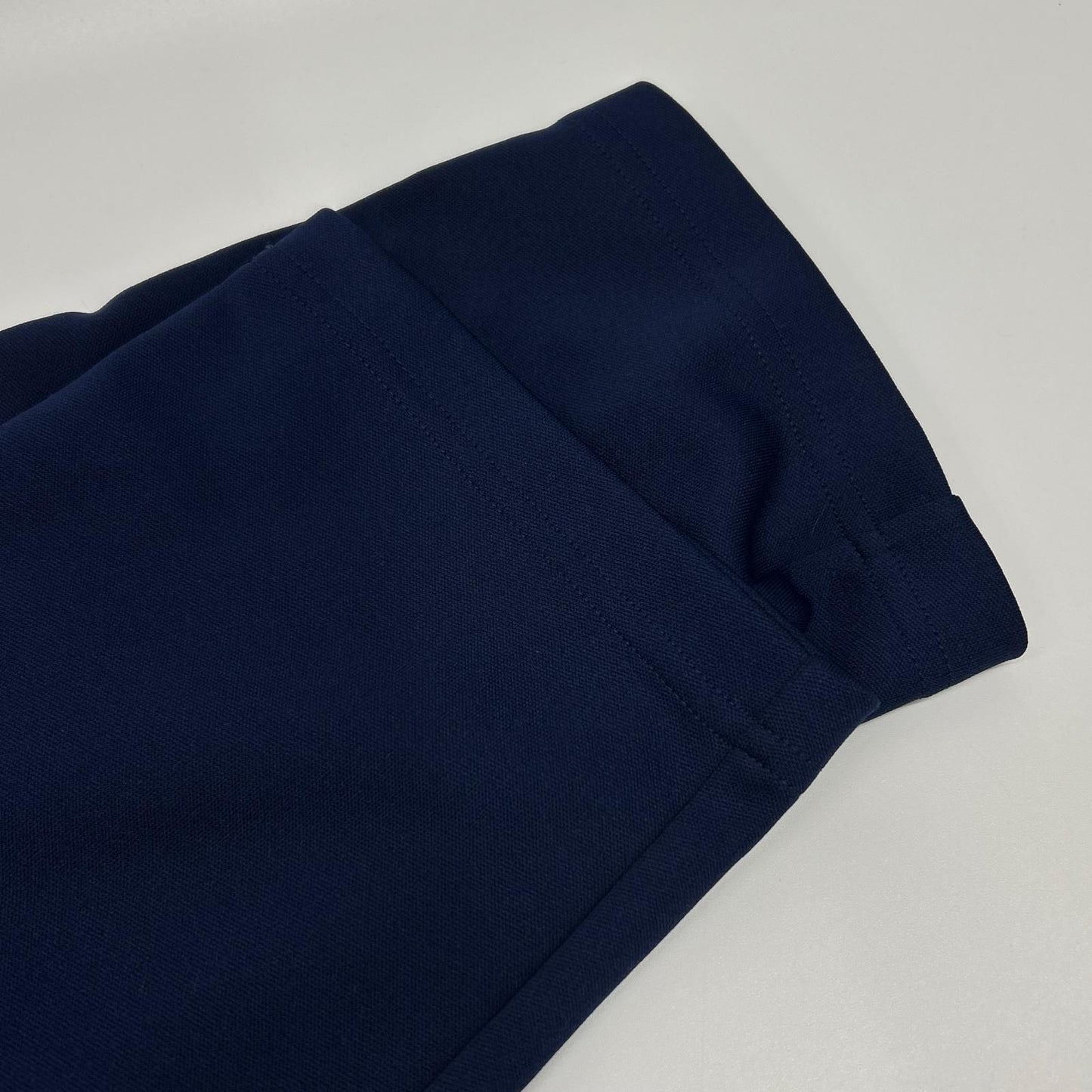 Celine Navy Double Face Jersey Logo Pants — view 6