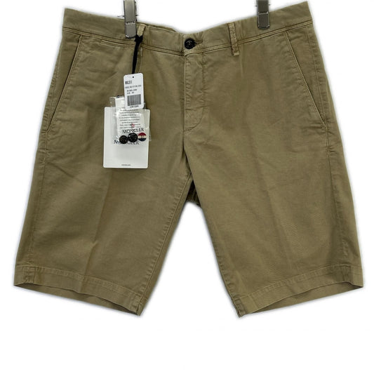 Moncler Beige Pantalone Bermuda Shorts 50