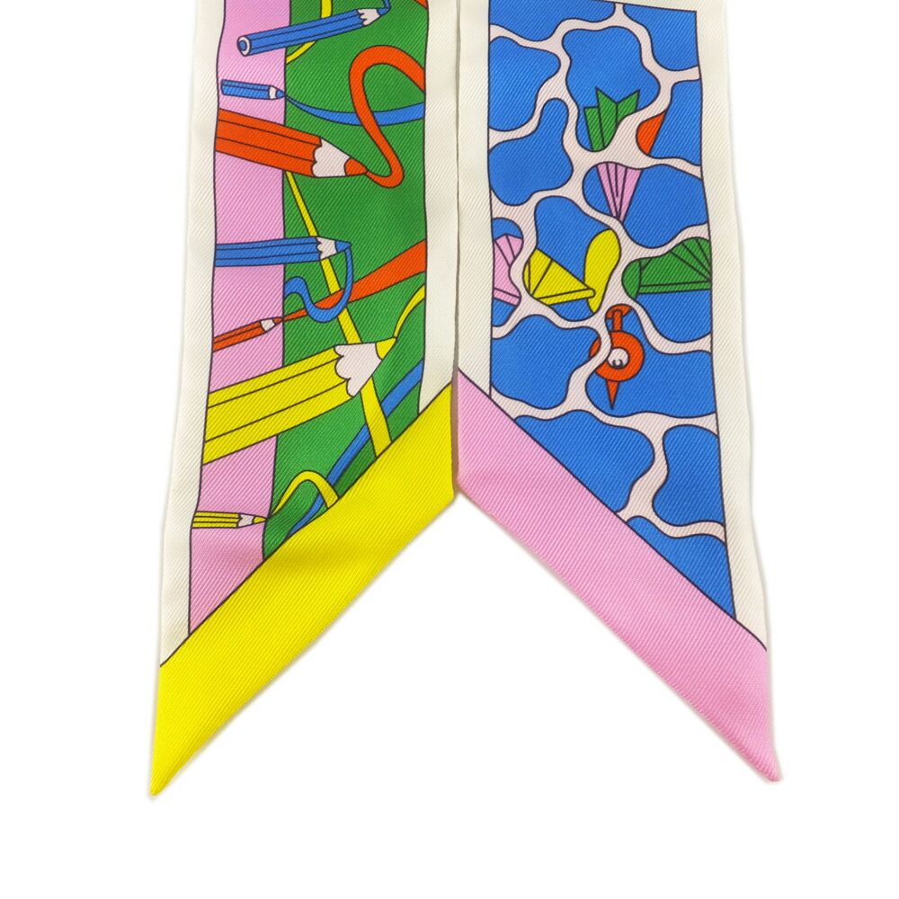 Hermes Heaven Factry Suit Factory Multicolor Scarf — view 4
