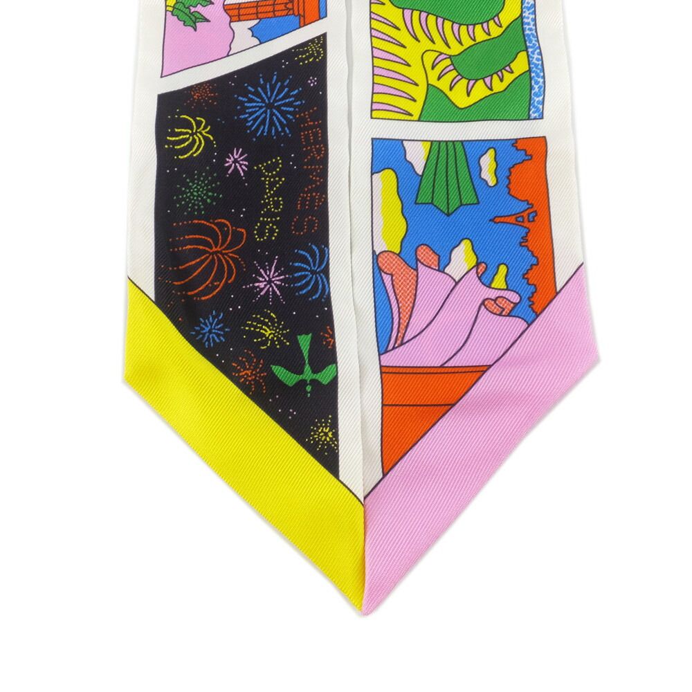 Hermes Heaven Factry Suit Factory Multicolor Scarf — view 3