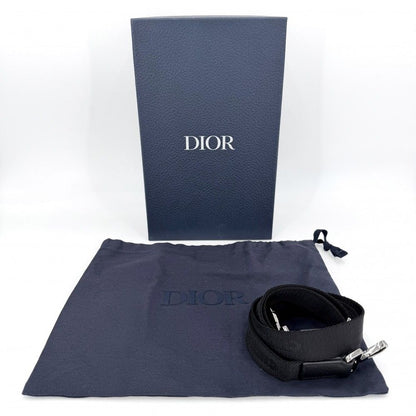 Dior Shoulder Bag Blue Rider Micro Pouch 2-Way Crossbody Canvas Leather Navy — view 9