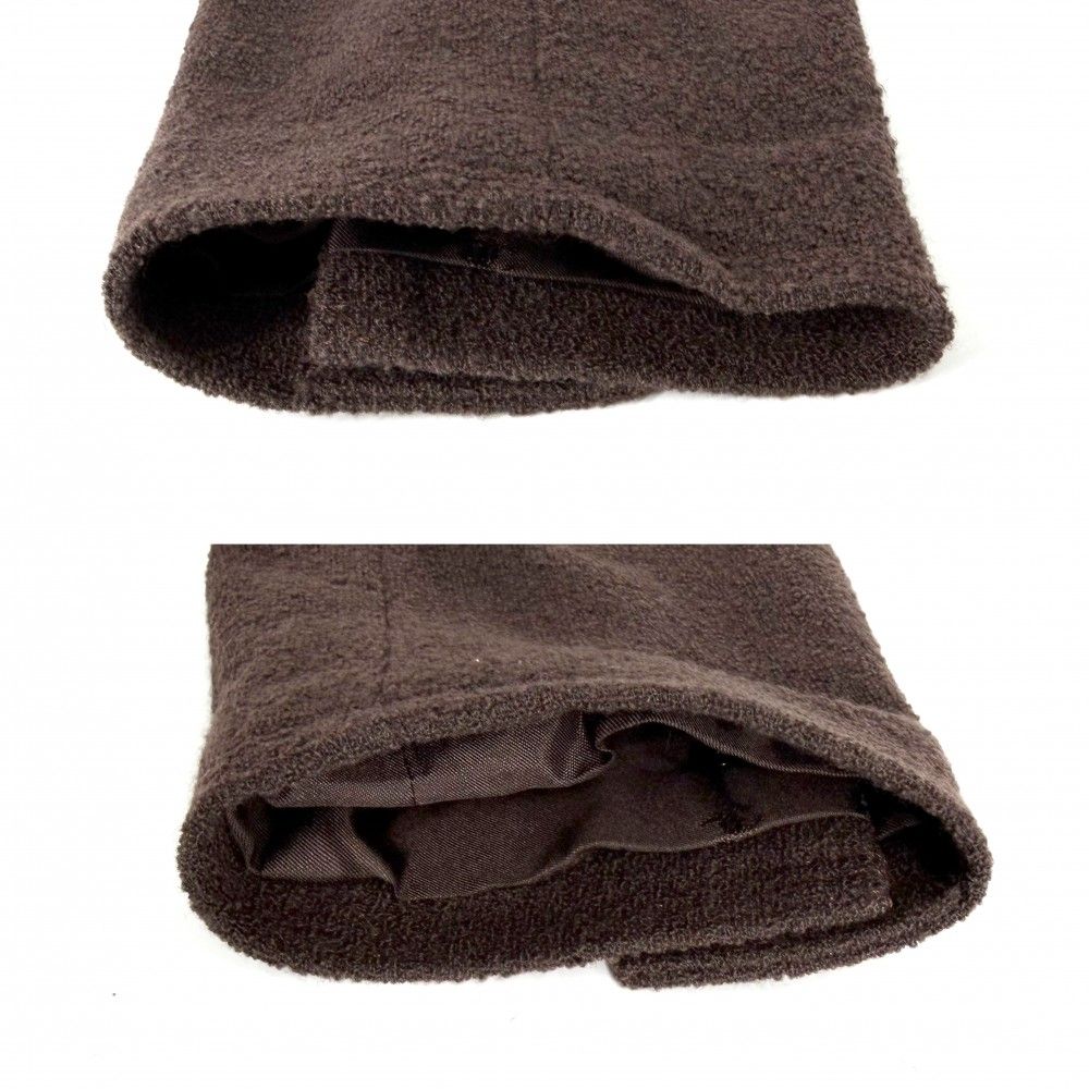 Chanel Set Jacket Skirt Vintage 38 Brown Wool Nylon Spandex Autumn Winter — view 5