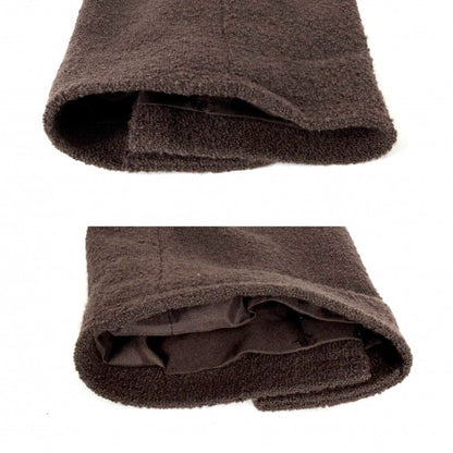 Chanel Set Jacket Skirt Vintage 38 Brown Wool Nylon Spandex Autumn Winter — view 5