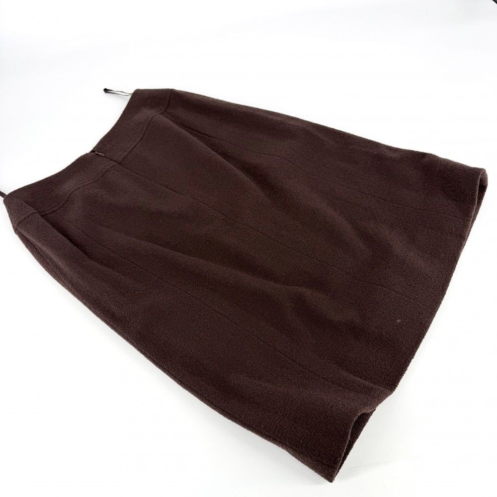 Chanel Set Jacket Skirt Vintage 38 Brown Wool Nylon Spandex Autumn Winter — view 8