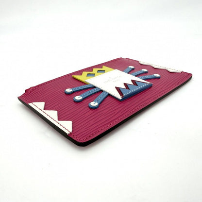 Louis Vuitton Coin Case Pochette Cles Tribal Mask Card Fixed Era Holder Purse — view 3