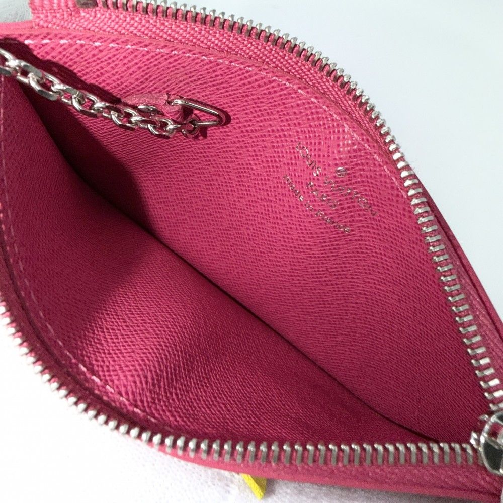 Louis Vuitton Coin Case Pochette Cles Tribal Mask Card Fixed Era Holder Purse — view 4