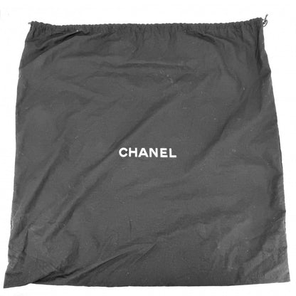 Chanel Tote Paris Biarritz MM Handbag CC Logo Shoulder CC Leather Black Silver — view 9
