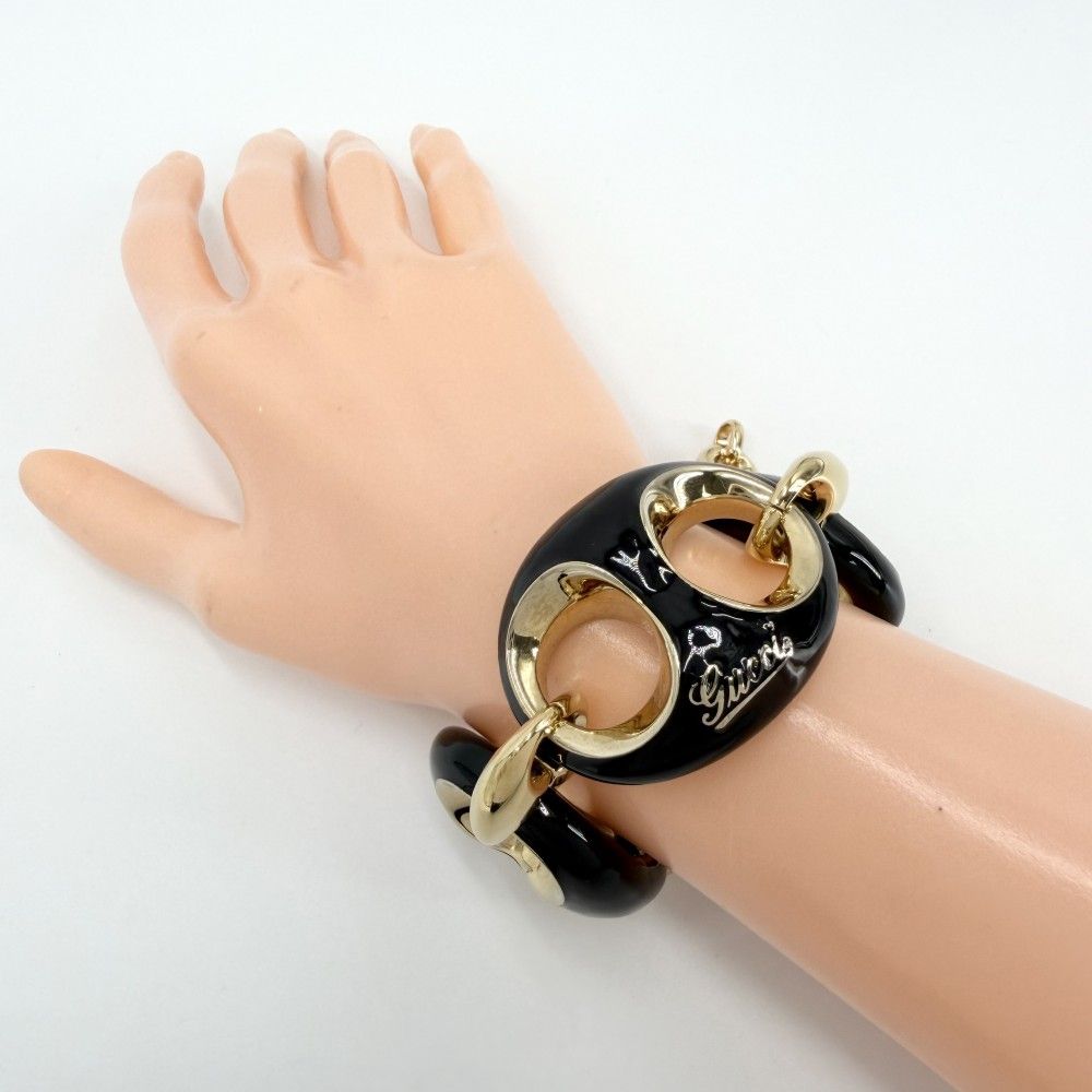Gucci Bracelet Marina Chain L Black Gold — view 3